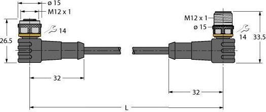 Produktbild Turck Verbindungsleitung (2 m)