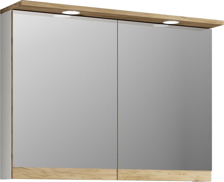 VCM LED Bad Spiegelschrank 59x80x23 Cosila (80 x 23 x 59 cm)