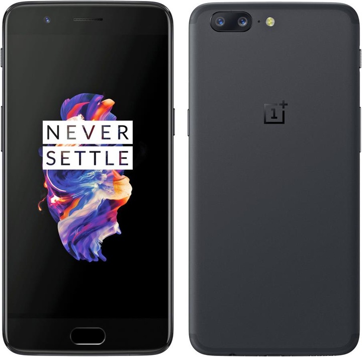 OnePlus 5 (64 GB, Slate Gray, 5.50", Dual SIM, 16 Mpx, 4G)
