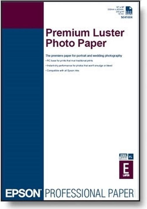 Actual product image Epson Premium Luster Photo Paper 250 sheets / DIN A4 (250 g/m², A4, 250 x)