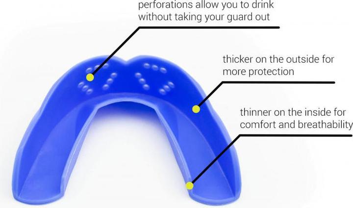 Actual product image CCM MGSISU 3D MOUTH PROTECTION White OSFA (4233451) (One size)
