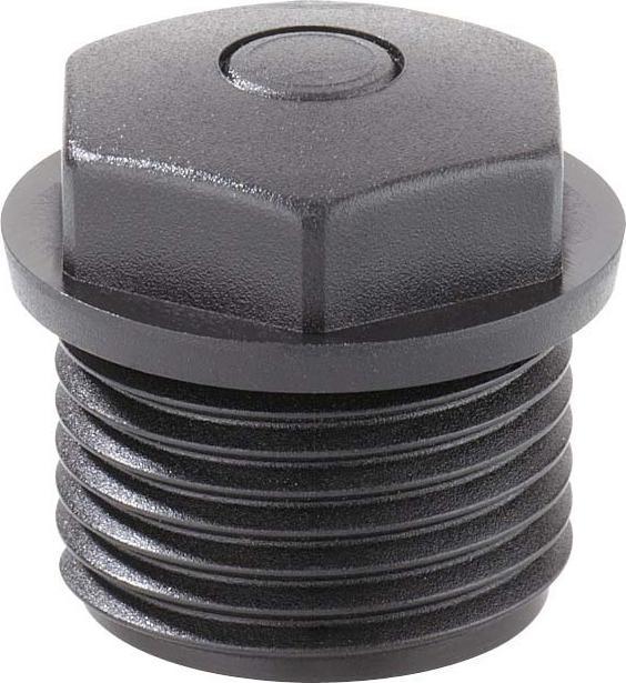 Spelsberg 20302001 Spina di arresto M20 in plastica nera 1 pz.