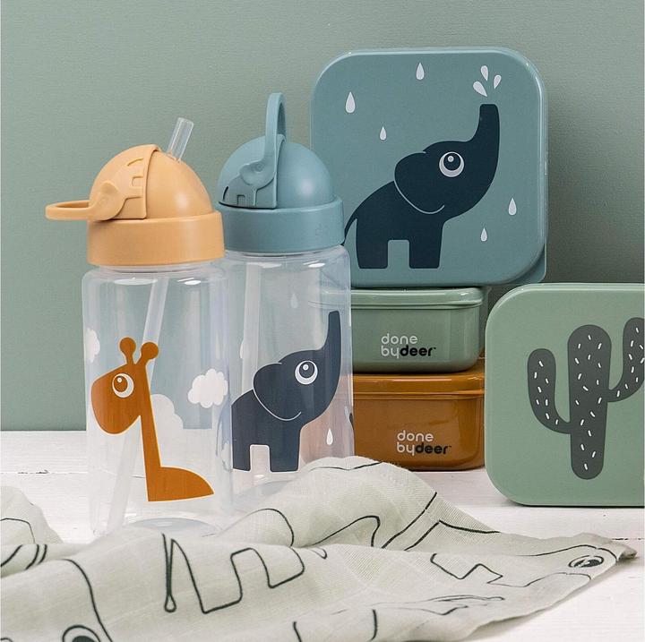 Actual product image Done by Deer Strohhalmbecher Elphee Blau, 350ml (0.35 l)