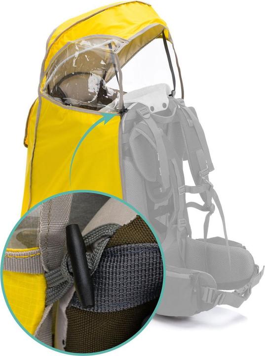 Actual product image Fillikid Babytragen & Tragetücher Regenschutz für Rückentrage Modell 18003+18004