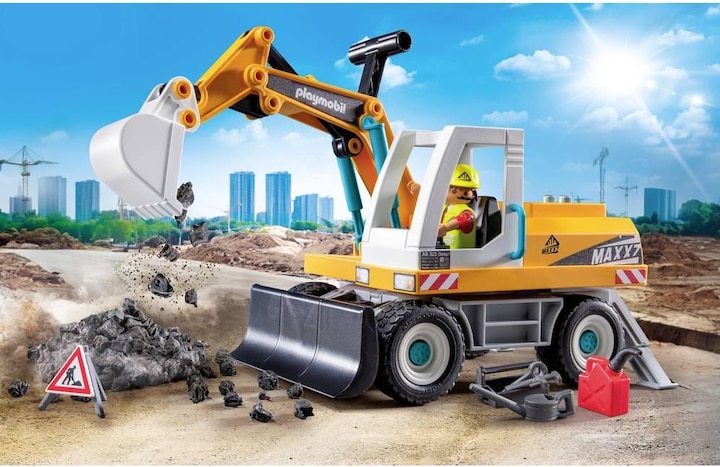 Productafbeelding Playmobil Graafmachine (71749, Playmobil Actie Helden)