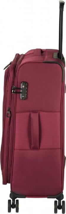 Produktbild D&N Travel Line 9704 4 Rollen Trolley M 68 cm mit Dehnfalte (75 l, M (50 - 90l))