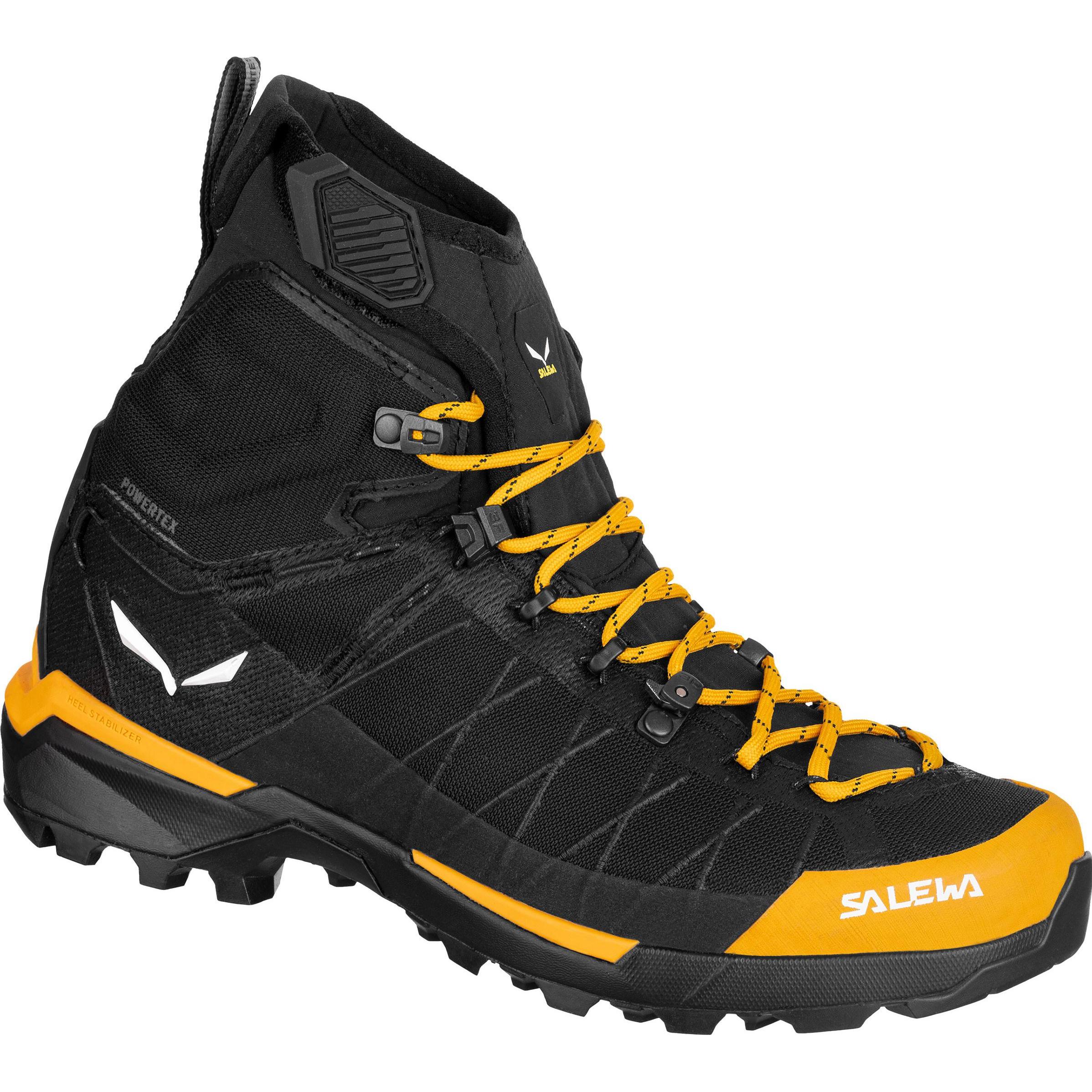 Salewa, Damen, Wanderschuhe, Women's Ortles Light Mid Powertex (40), Schwarz