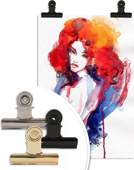 Immagine prodotto Trenddeko La donna con i capelli rosso fuoco (30 x 45 cm)