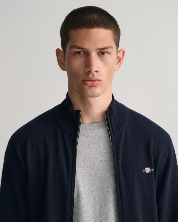 Produktbild GANT strickjacke mit zipper superfine lambswool (XL)