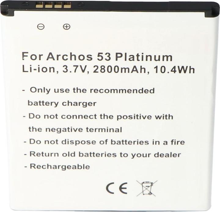 Actual product image AccuCell Akku für den Archos 53 Platinum Akku AC53PL
