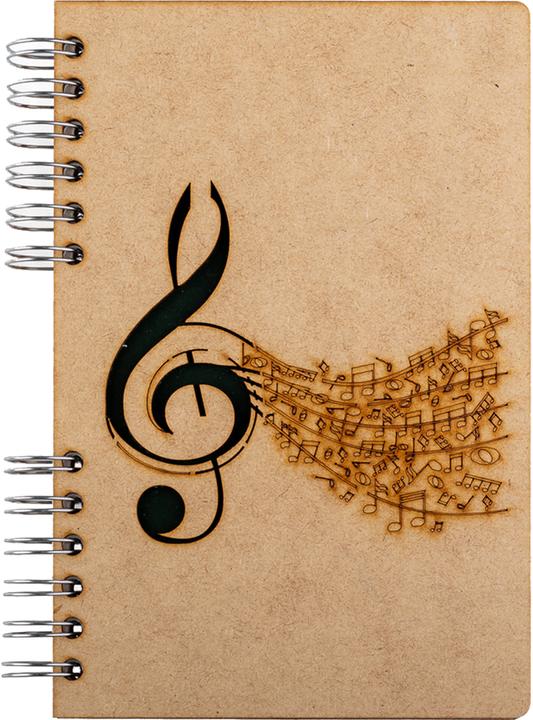 Image du produit Komoni Carnet de notes / Musique / ligné A5 (A5, À rayures, Couverture rigide)