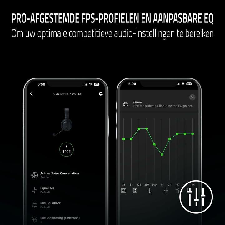 Productafbeelding Razer BlackShark V3 Pro - Black (Bedraad, Draadloze)