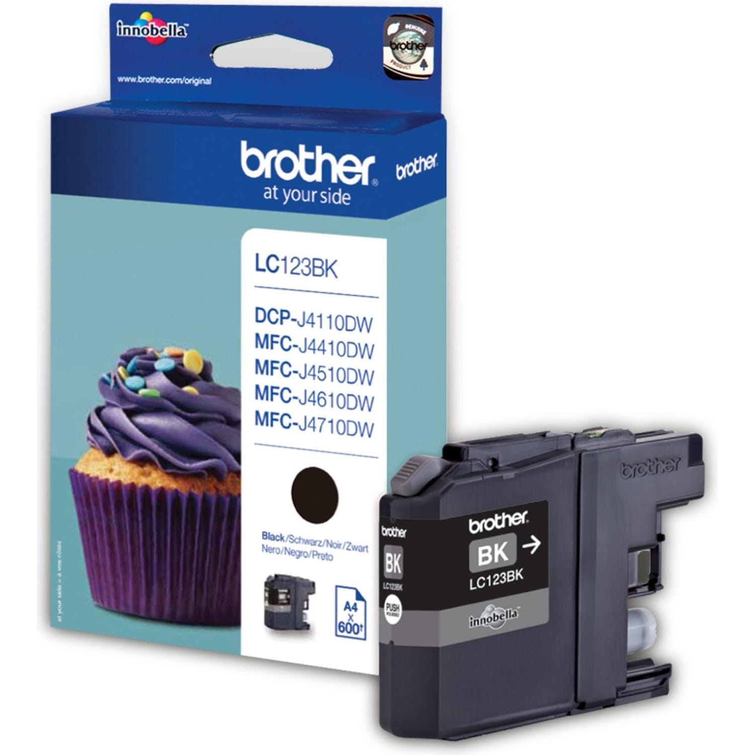 Brother, Druckerpatrone, Lc-123bk (BK)