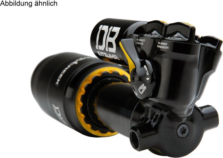 Image du produit Cane Creek DBKitsuma Air amortisseur à air, 205/57.5mm, Trunnion, 15.02mm Open End Eye (205 mm, 57.50 mm)