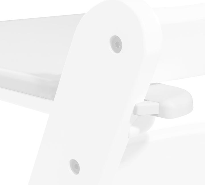 Actual product image Hauck Alpha+ High Chair, White with Alpha Click Tray (Highchair)