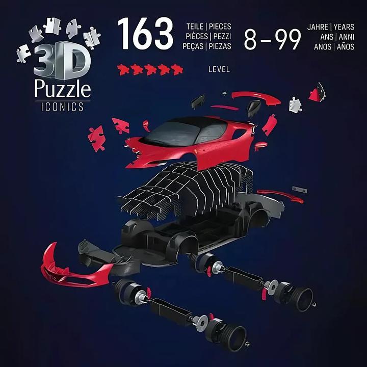 Image du produit Ravensburger 3D Iconics : Ferrari SF90 Stradale (108 pièces)