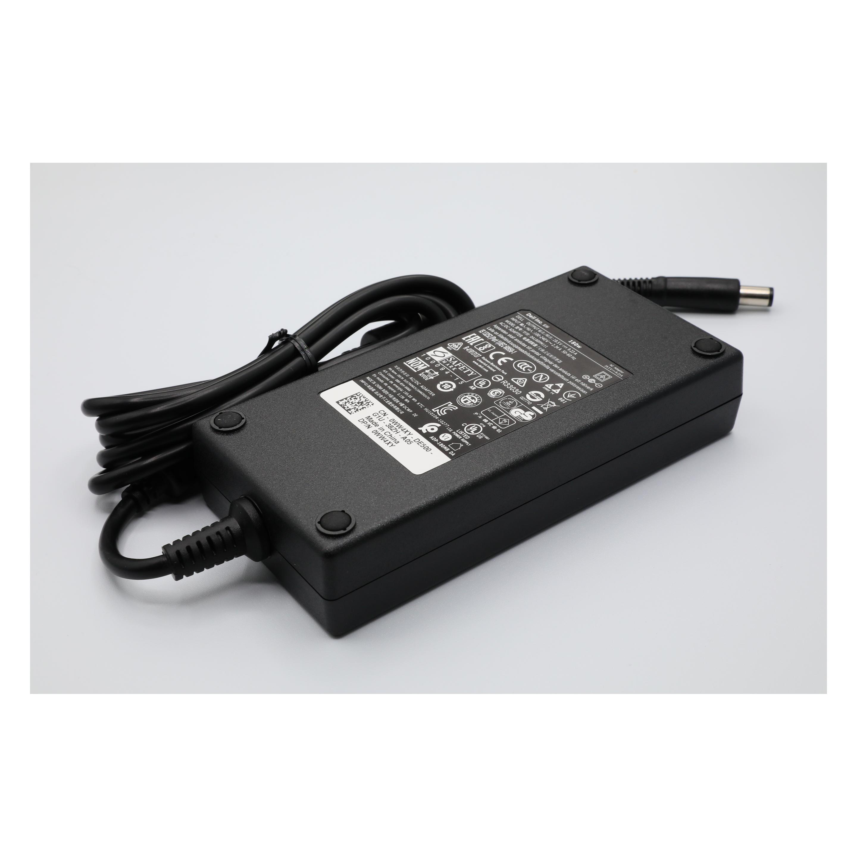 Dell AC Adapter 180W For Latitude E series With UK Cord (180 W), Notebook Netzteil, Schwarz