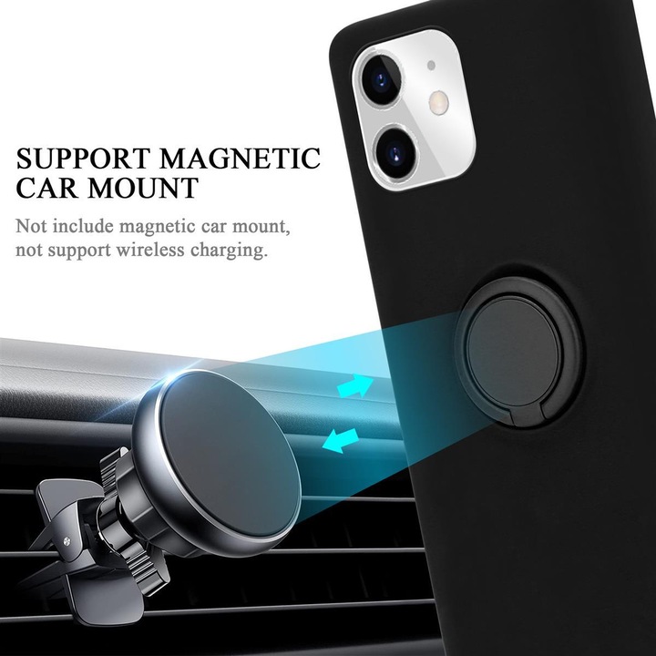 Actual product image Cadorabo TPU Liquid Ring Silicone Case Cover (Apple iPhone 11)