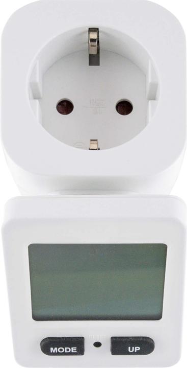 Actual product image Schwaiger Energy cost meter with flex. Display, white
