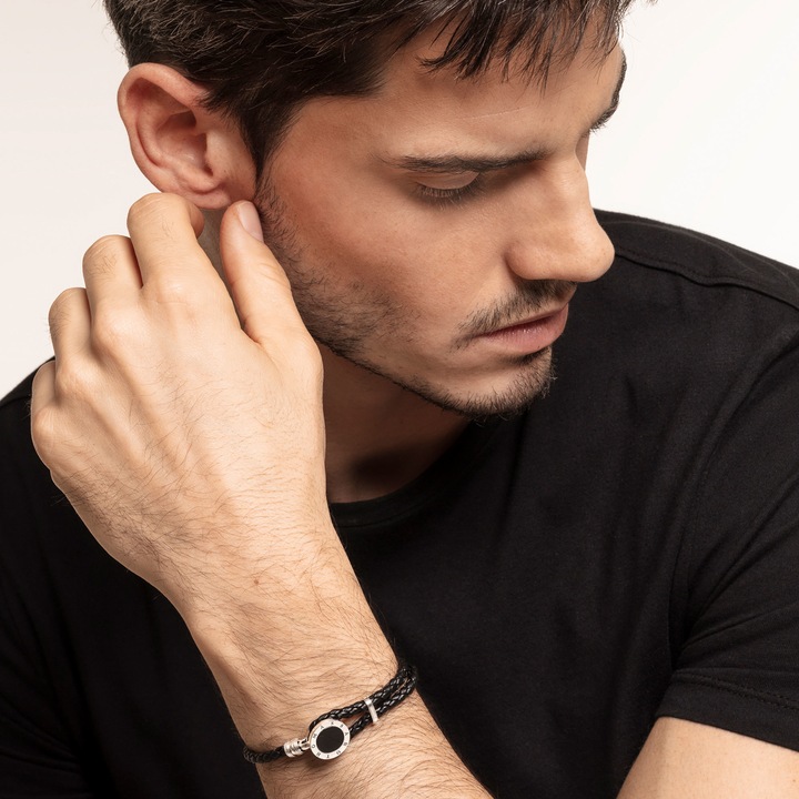 Produktbild Thomas Sabo Coin (14 cm, Leder, Silber)