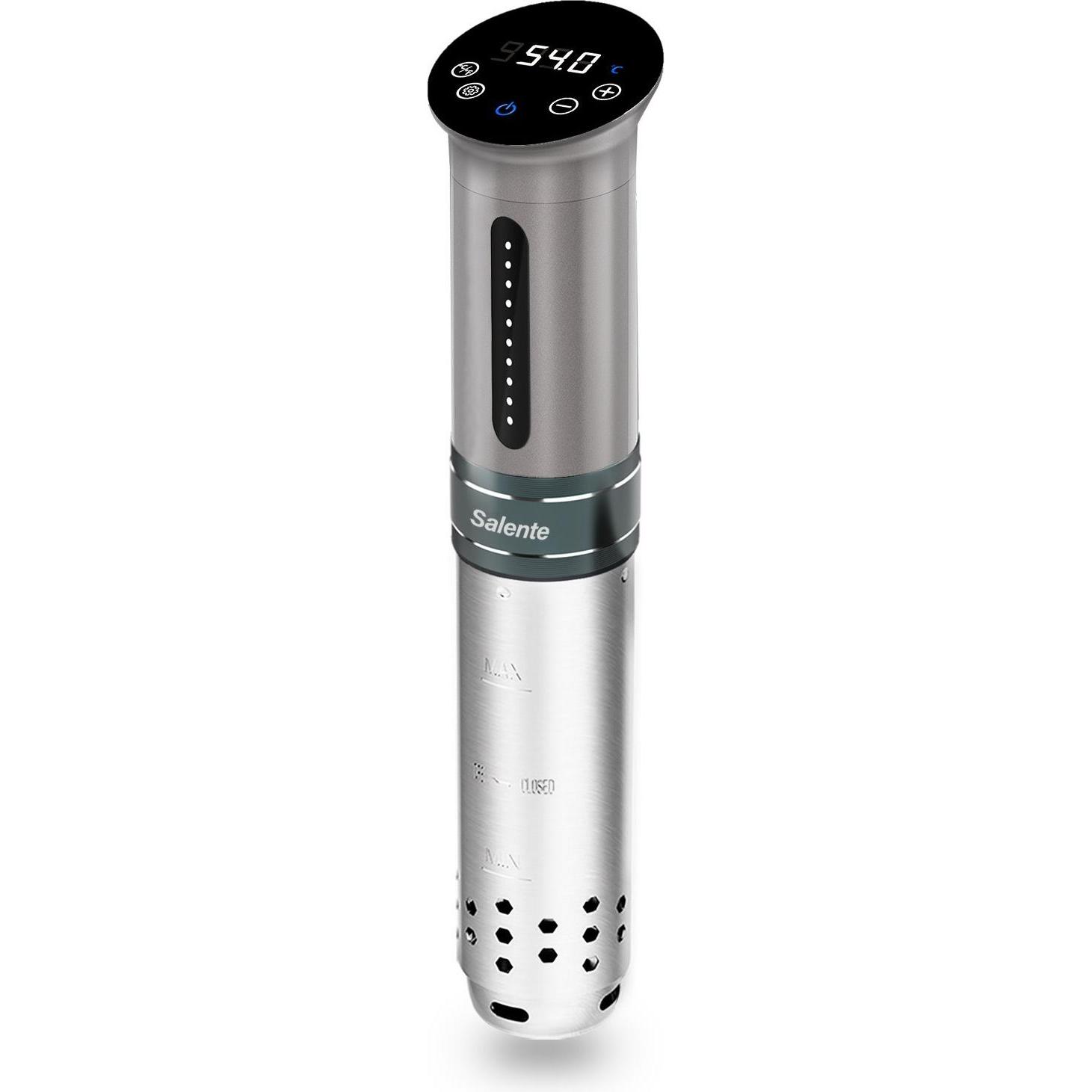 Evolveo Salente ChefMax, Sous Vide va?????i???? s barevn????m displejem, nerez, Vaporiera + Cuociriso, Argento