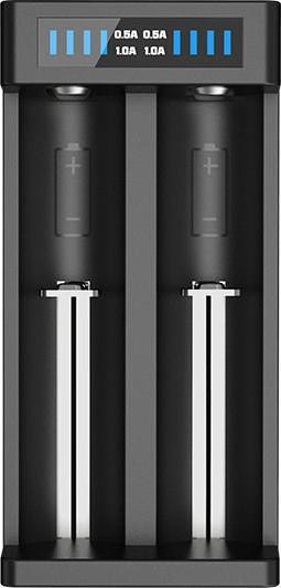 Xtar Ladegerät MC2 Plus (1 Stk., A, C, D, AA, AAA, AAAA, Ladegerät inkl. Akku)
