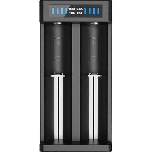 Xtar Ladegerät MC2 Plus (1 Stk., A, C, D, AA, AAA, AAAA, Ladegerät inkl. Akku), Akku Ladegerät