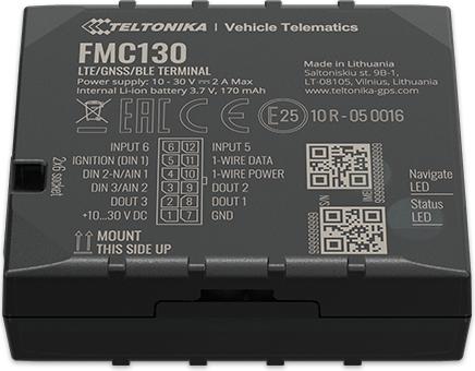 Image du produit Teltonika FMC130 - Terminal LTE avancé avec configuration d'entrée flexible