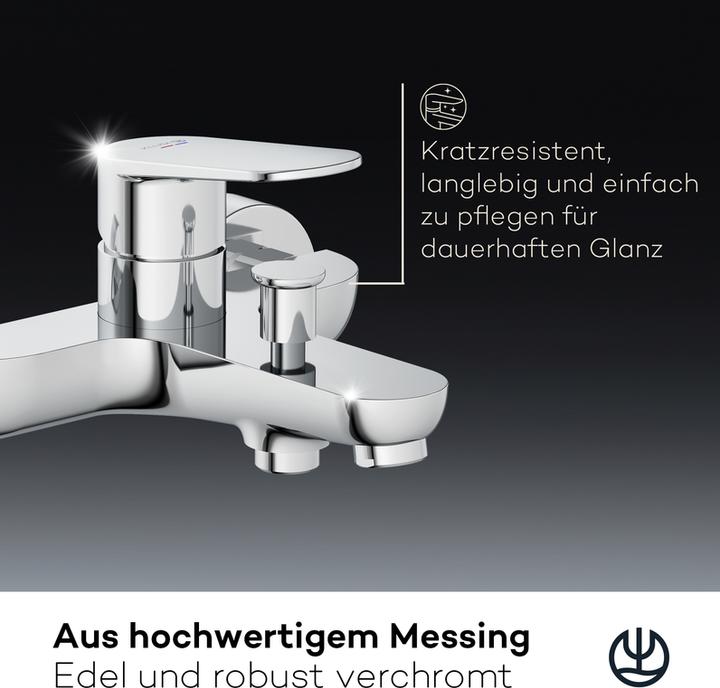 Actual product image Kludi X1 Surface-mounted bath mixer