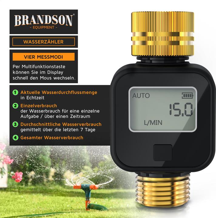 Produktbild Brandson Wasserzähle (Bewässerungscomputer)