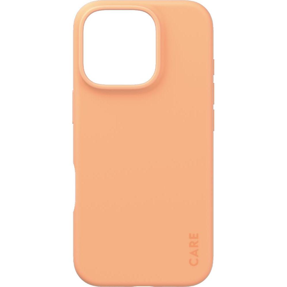 Thumbnail - PanzerGlass CARE Fashionable Case Peachy iPhone '24 6.3" Pro (Apple iPhone 16 Pro), Smartphone Hülle, Orange