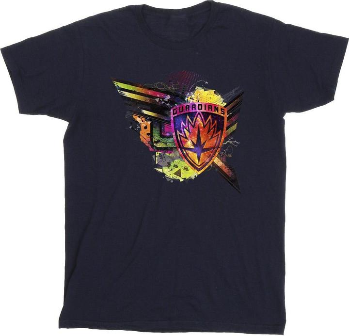 Produktbild Guardians Of The Galaxy Abstract Shield Chest TShirt (M)