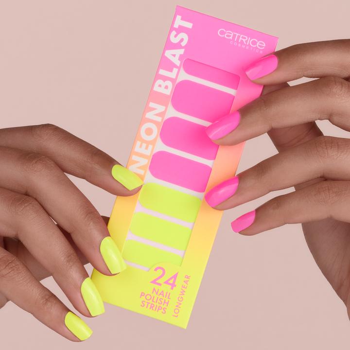 Produktbild Catrice Neon Blast Nail Polish Strips (Nagellacktrockner, Yellow, Pink)