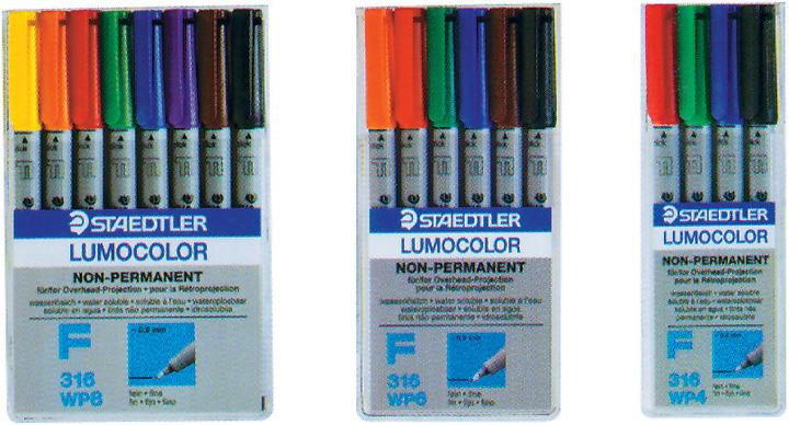 Actual product image Staedtler Lumocolor non-permanent (Multicoloured, 0.60 mm, 8 x)