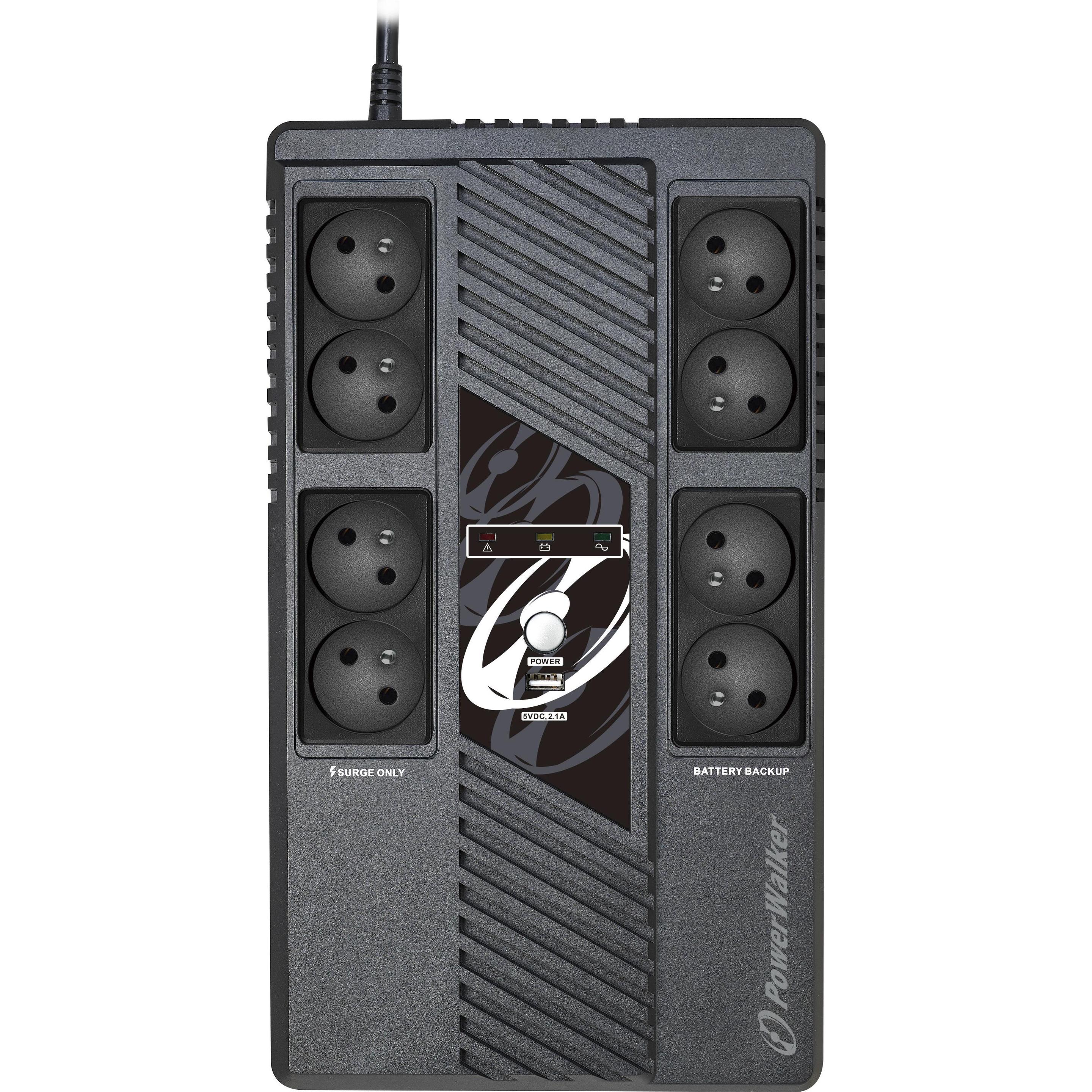 Thumbnail - Powerwalker USV VI 600 MS FR Line-Int (600 VA, 360 W, Line-Interaktiv USV), USV