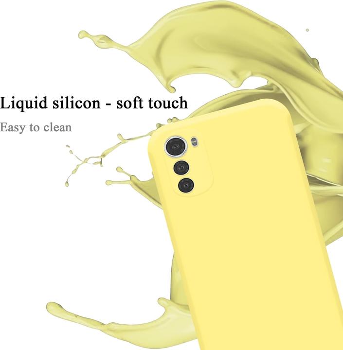 Productafbeelding Cadorabo TPU Liquid Silicone Hoesje Cover voor Motorola MOTO E32 4G / E32S (Motorola Moto E32s)