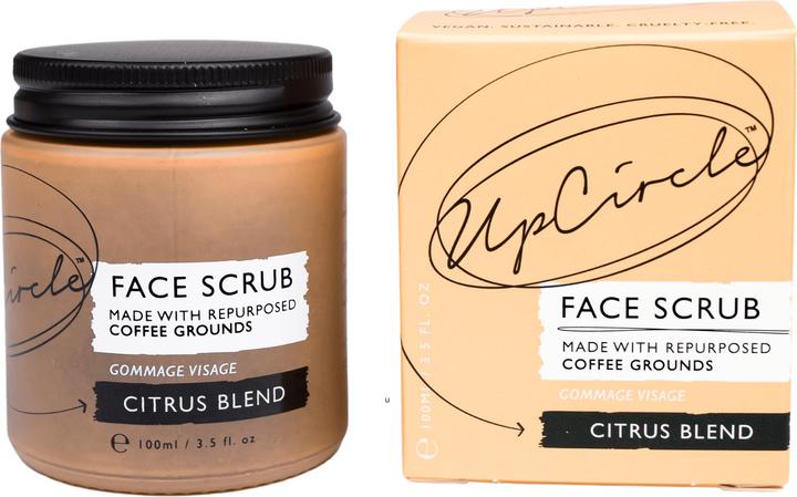 Produktbild UpCircle Peeling for normal and dry skin Coffee Face Scrub Citrusend 100 ml (Peeling, 100 ml)