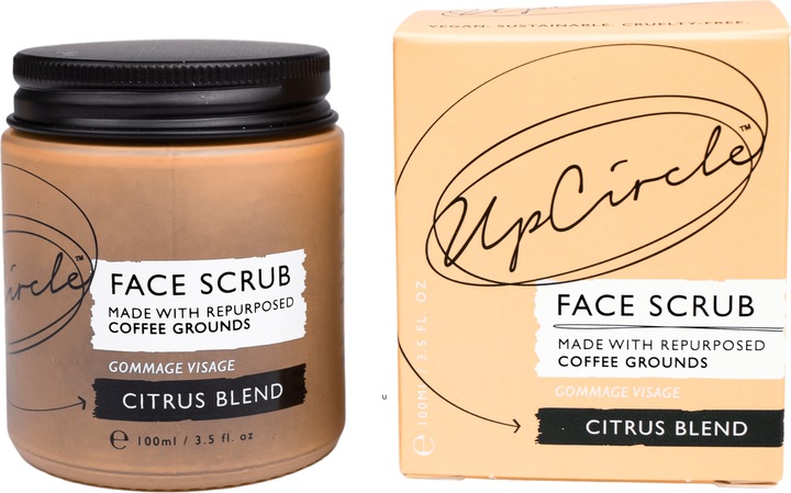 Immagine prodotto UpCircle Peeling per pelli normali e secche Scrub viso al caffè Citrusend 100 ml (Esfoliazione, 100 ml)
