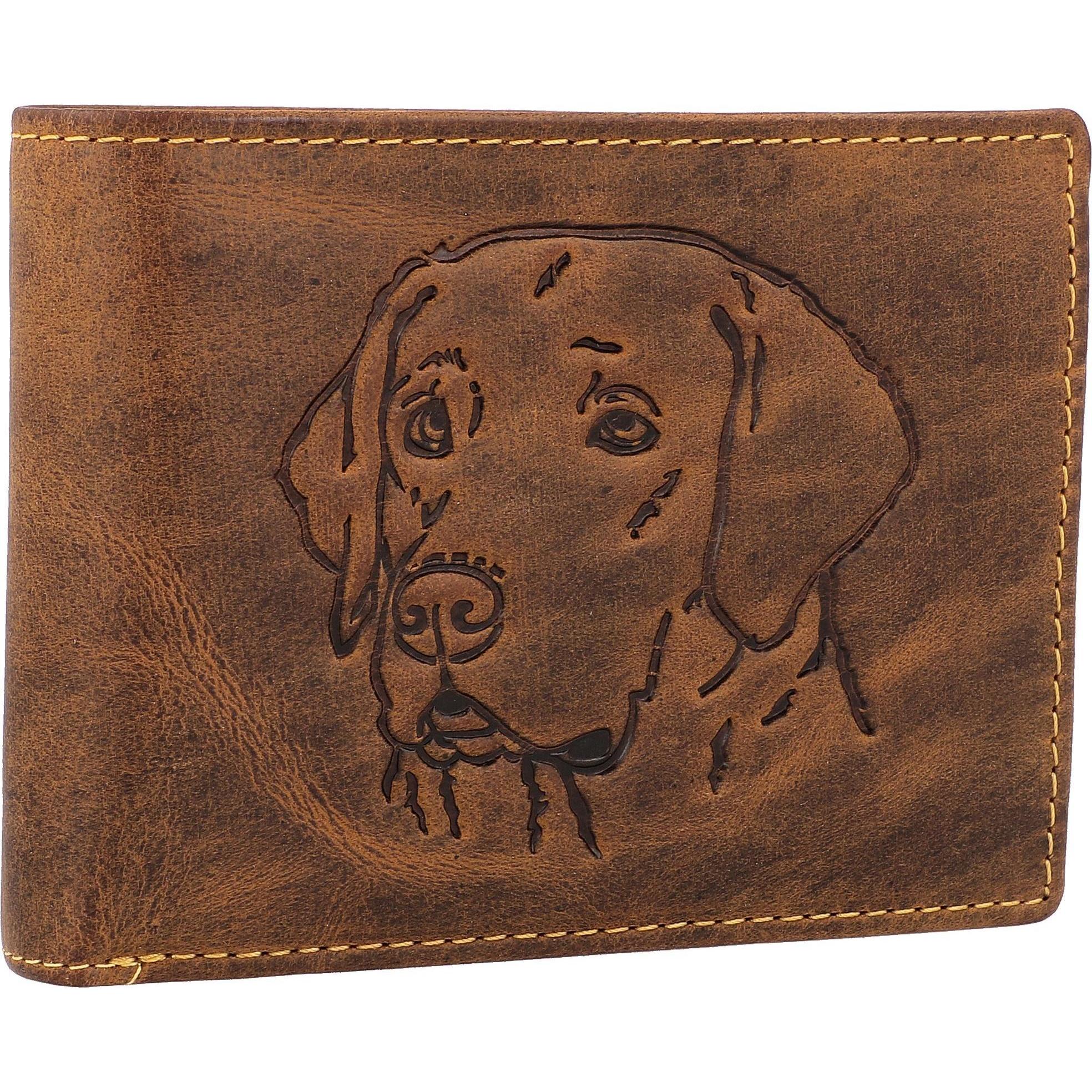 Thumbnail - Greenburry, Herren, Portemonnaie, Vintage Sternzeichen Geldbörse Leder 12 cm, Schwarz