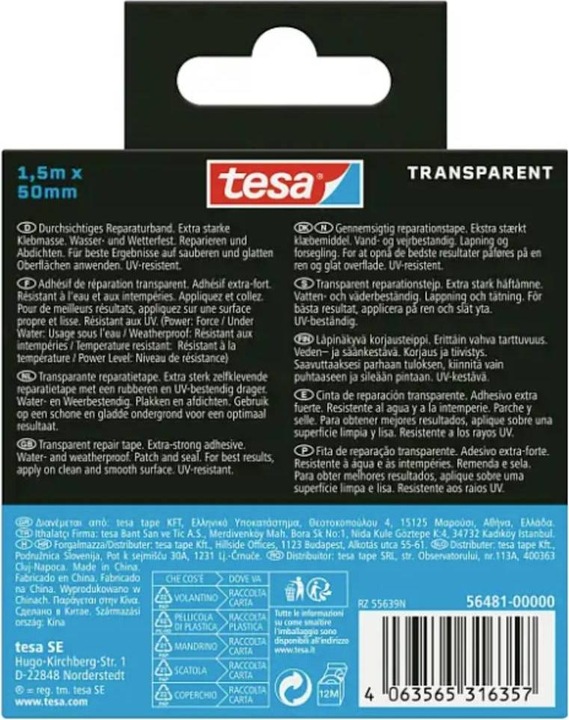 Actual product image tesa Ultra Power underwater repair tape (50 mm)