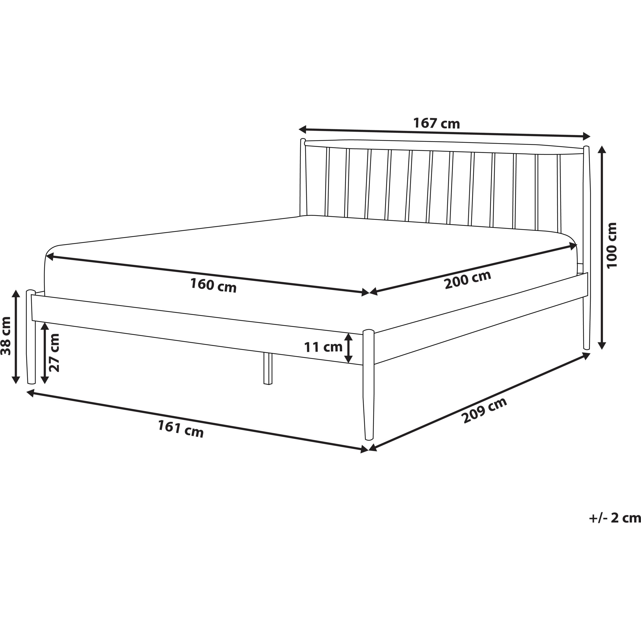 Thumbnail - Beliani, Bett, Maurs (160 x 200 cm)