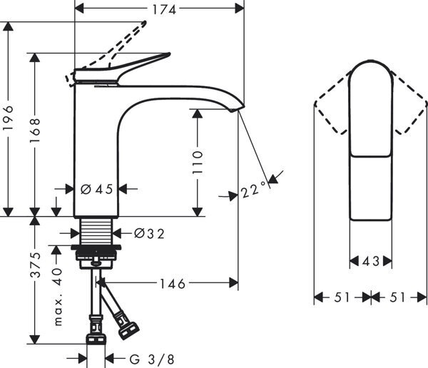 Productafbeelding hansgrohe 75022000