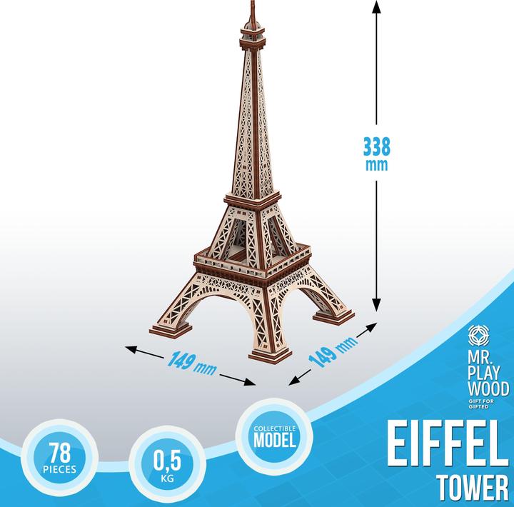 Immagine prodotto Mr Playwood : Torre Eiffel