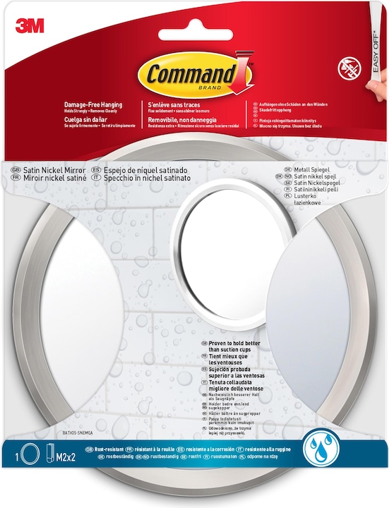 Actual product image Command Bath Mirror (Ø 17.5 cm)
