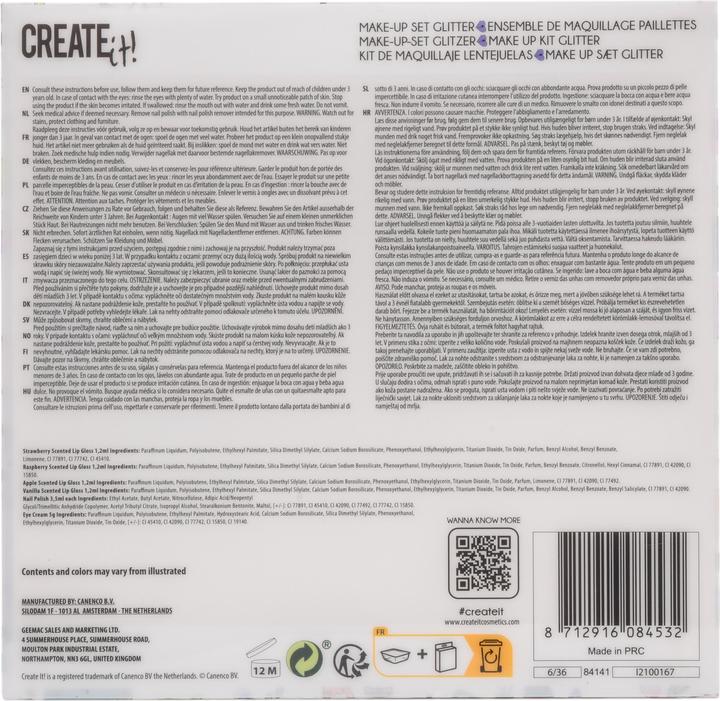 Immagine prodotto Canenco CREATE it! - Make-up Set - Glitzer - 7-teilig
