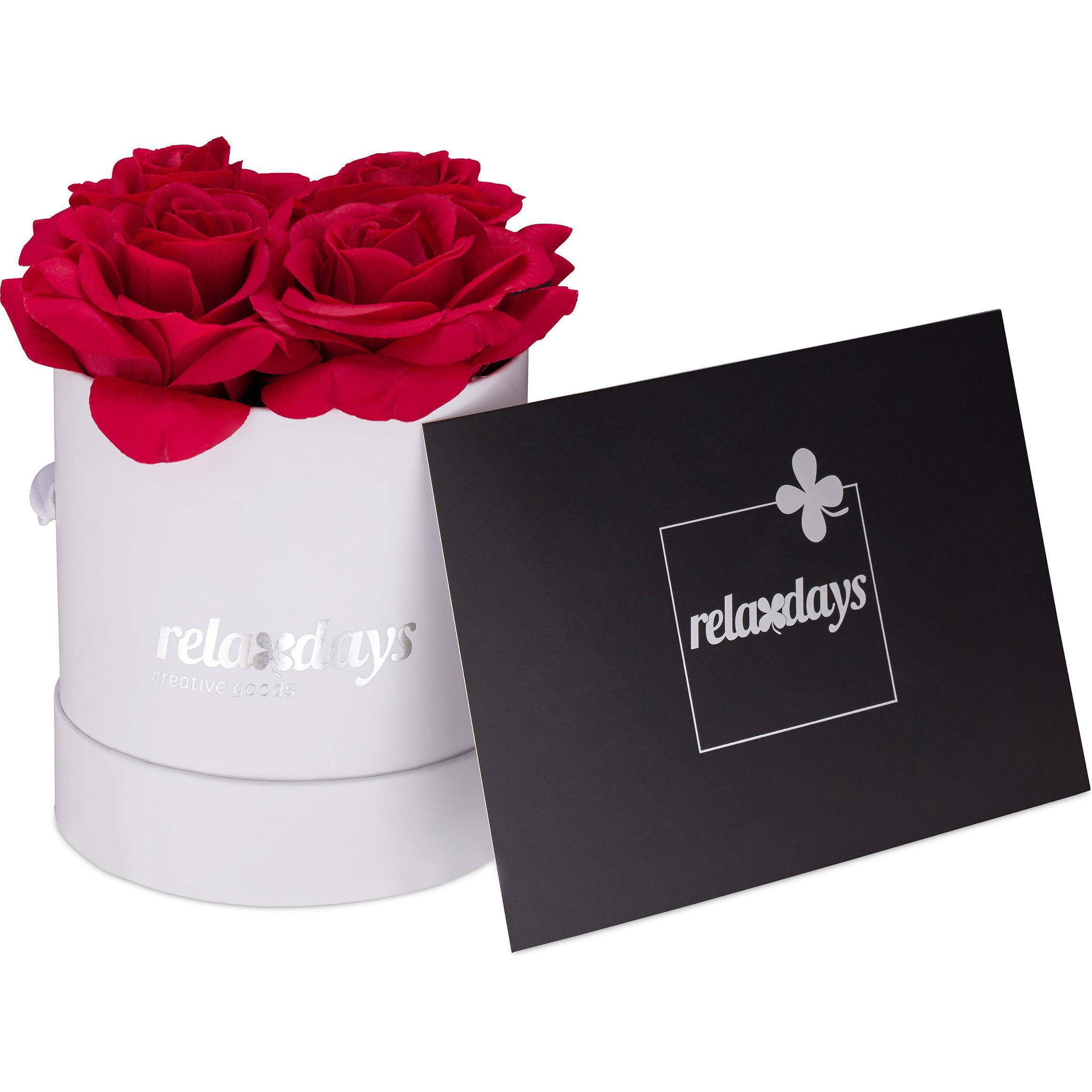 Relaxdays Rosenbox (Trockenblumen) (4052025936907)