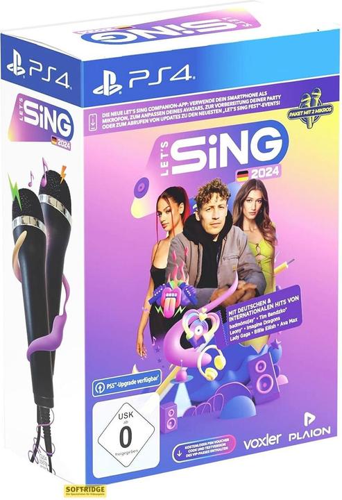 Image du produit Ravenscourt Let's Sing 2024 Version française (+ 2 Mics) (PS4, DE)