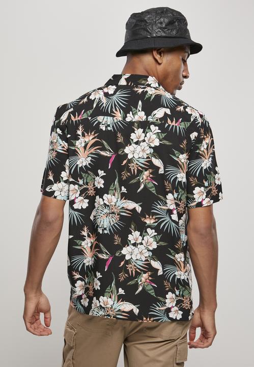 Produktbild Urban Classics Viscose AOP Resort Shirt (S)