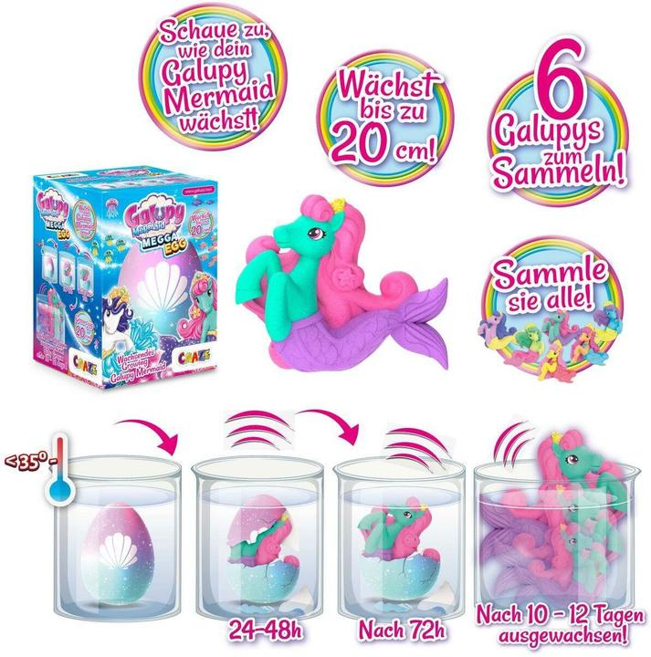 Produktbild Craze Megga Egg Galupy Mermaid