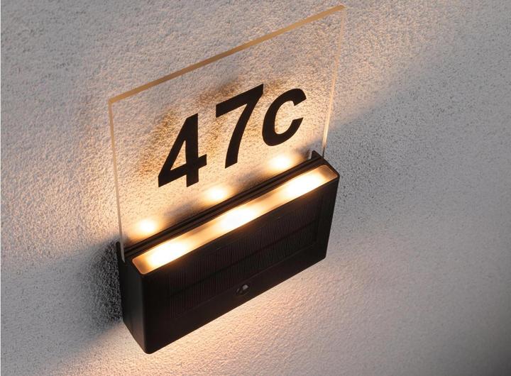 Image du produit Paulmann Numéros de maison solaires (18 lm, IP44)